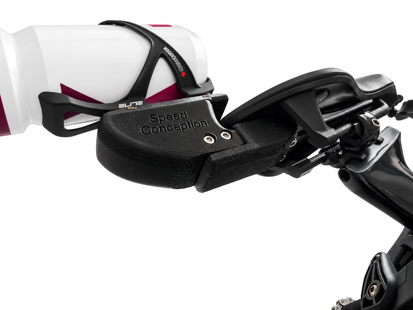 Support hydratation pour selle Fizik en simple ou en double, version Simple, vue 2
