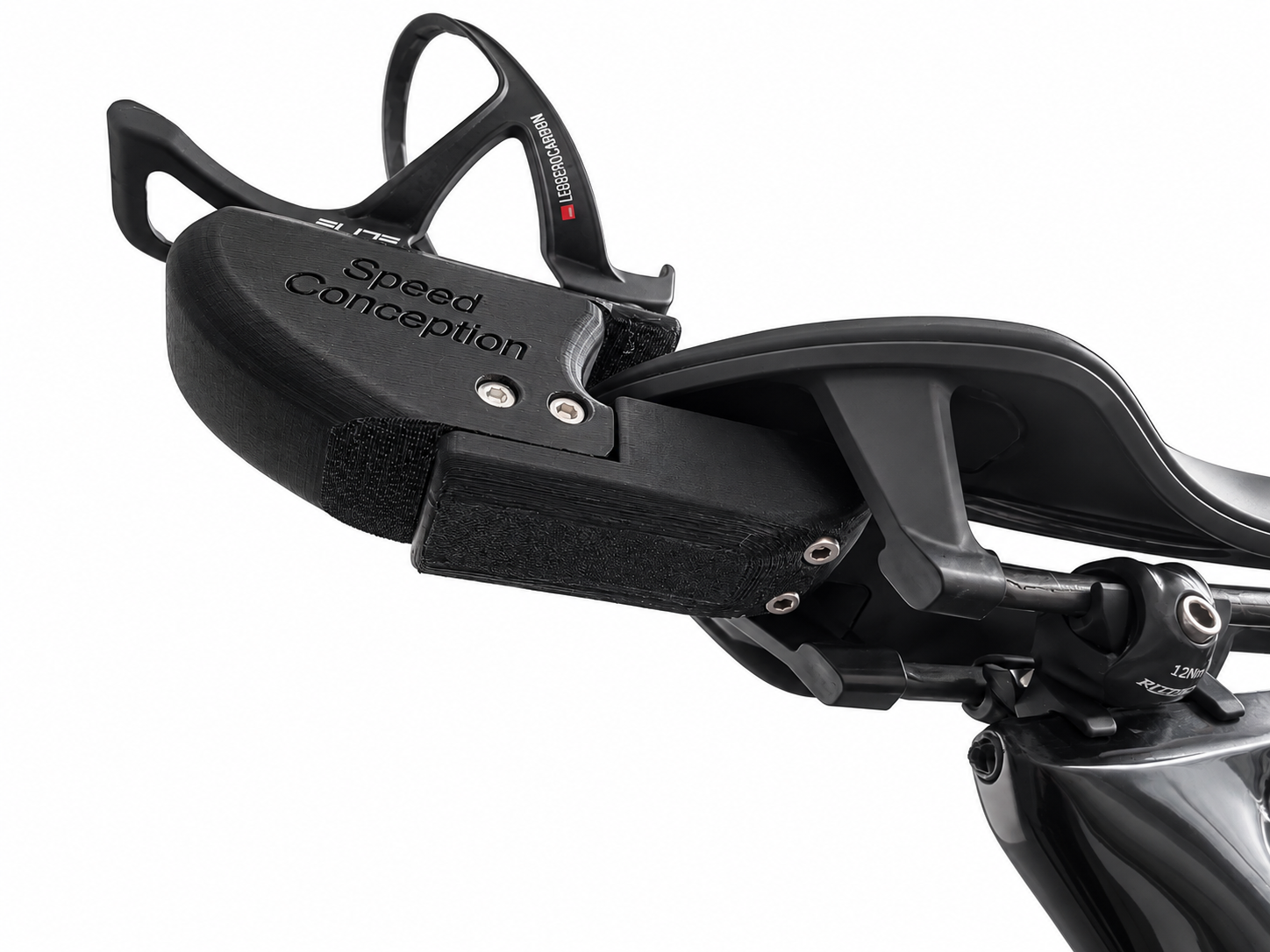 Support hydratation pour selle Fizik en simple ou en double, version Simple, vue 3